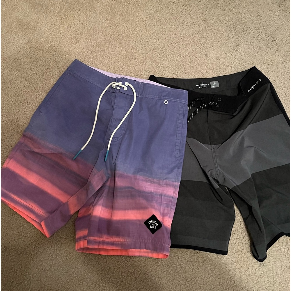 American eagle boys swim trunks